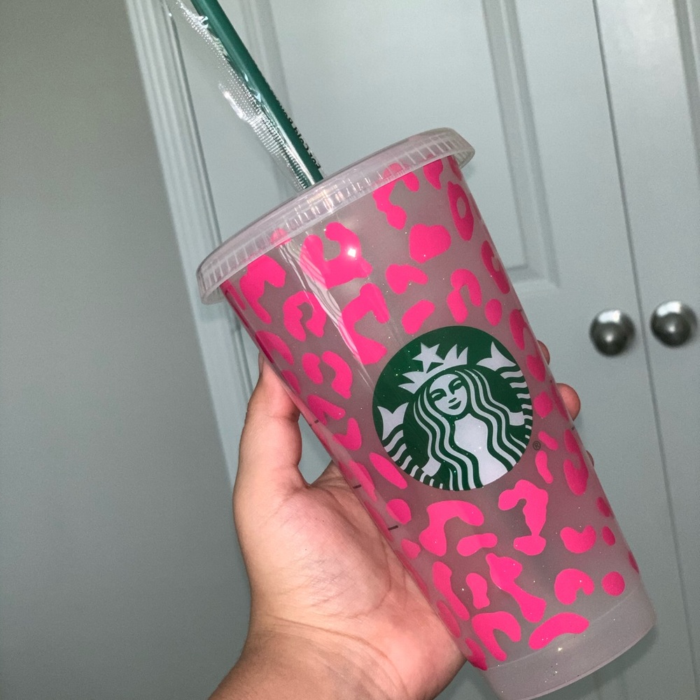 Cheeta print Starbucks cup
